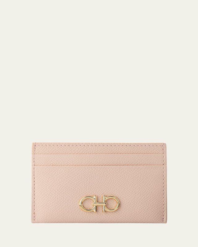 The Gancini Leather Card Case
